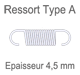 EPAISSEUR DU FIL 4,5 MM (75 € TTC la pièce pour 1 paire)