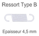 EPAISSEUR DU FIL 4,5 MM (75 € TTC la pièce pour 1 paire)